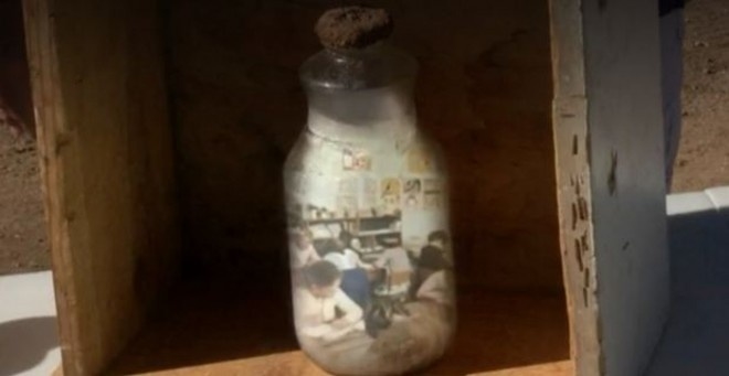 В Америці знайшли капсулу часу з моторошним посланням