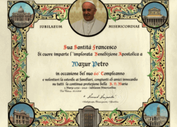 Єписком Риму надіслав на день народження жителю Тернопільщини дещо особливе