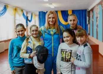 Учасниця Олімпійських ігор Олена Кривицька розповіла свої секрети тернопільським школярам (фото)