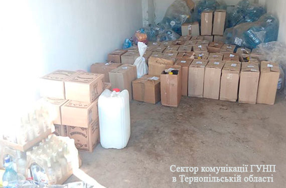 На Тернопільщині викрили підпільну гуральню