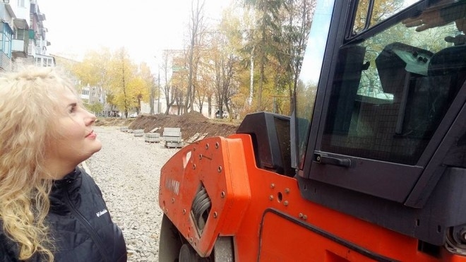 Тернопільська депутатка “освоїла” нову нежіночу професію (фотофакт)