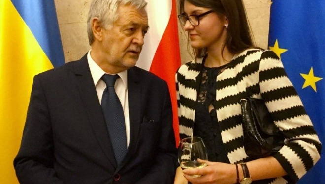 На яку церемонію тернополянку запросив польський посол?