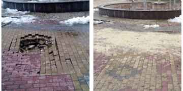 Що зробили з бруківкою на бульварі Вишневецького