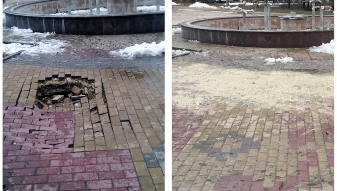 Що зробили з бруківкою на бульварі Вишневецького