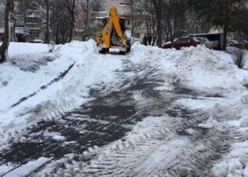 У Тернополі взялися розчищати двори