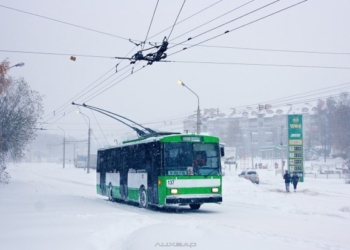 Скільки саме тролейбусів їздить Тернополем у негоду?