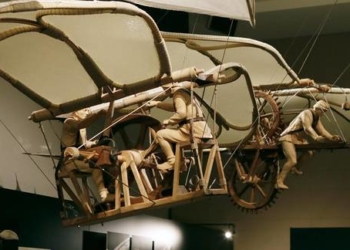 В Італії збудували «літаючий велосипед» Да Вінчі