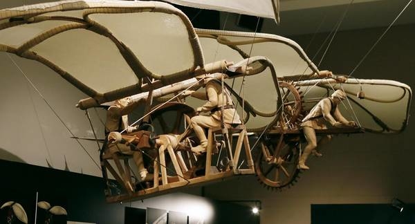 В Італії збудували «літаючий велосипед» Да Вінчі