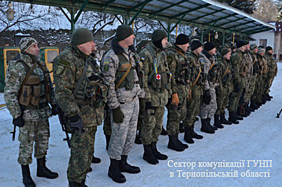 З Тернопільщини у зону АТО відправили 30 бійців (фото, відео)