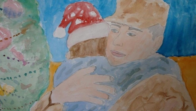 Школярі зворушливо намалювали українських захисників (фото)