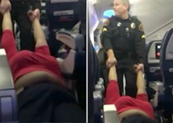 120-кілограмову хуліганку винели на руках з літака (фото)