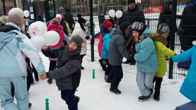 В Тернополі на масиві «Східний» відбулося відкриття ковзанки (ФОТО)