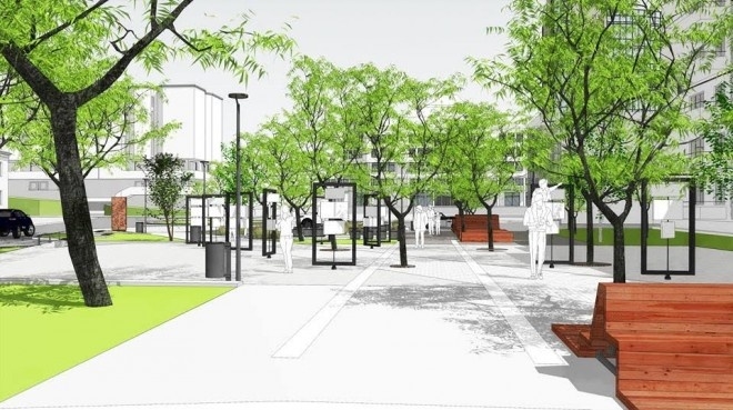 У Тернополі активісти URBAN.te  створили проект реконструкції скверу на вулиці Танцорова