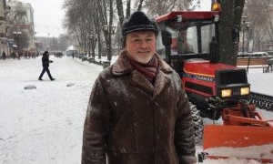 Як тернопільські комунальники борються зі снігом (фото)