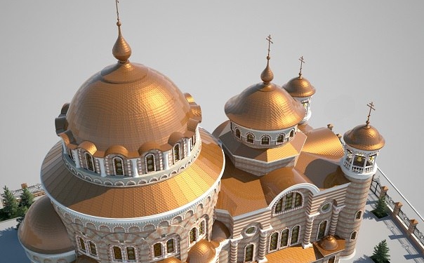 У Тернополі показали макет величезного собору, який планують скоро будувати на Київській