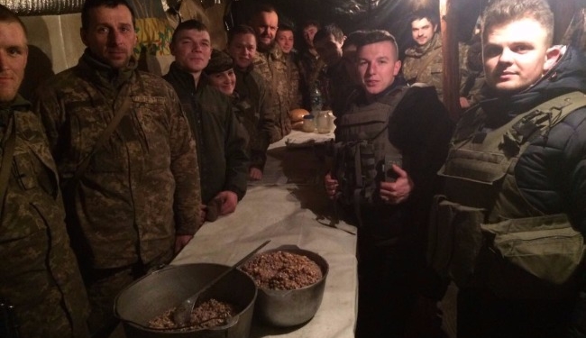 Як тернопільське духовенство їздило на передову у АТО (фотофакт)
