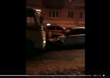 У Тернополі п`яний водій виїхав на зустрічну та врізався у маршрутку (фото, відео)