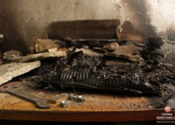 Чому горіло приміщення лікарні (фото)