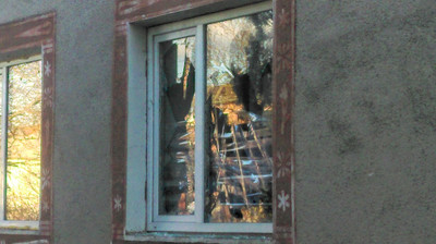На Тернопільщині у сільській раді невідомі побили вікна (фотофакт)