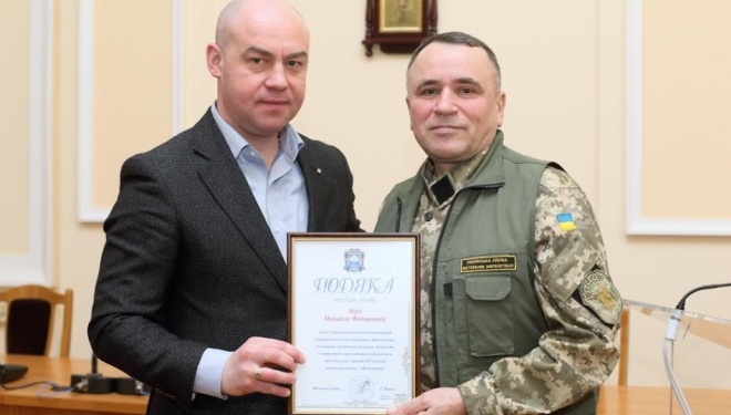 Грошові премії та подяки учасникам Афганської війни вручив мер Тернополя Сергій Надал (ФОТО)