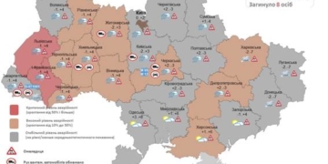 На Тернопільщині зафіксували величезну кількість аварій через ожеледицю