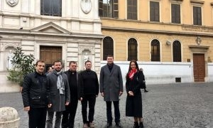 Ігор Гуда, у складі тернопільської делегації, відвідав українську парафію в Римі (фото)
