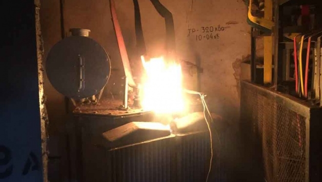 У Тернополі загорілася електропідстанція