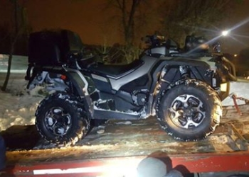 Тернополянин ганяв містом п’яний на квадроциклі