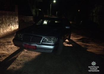 П’яного водія затримали поліцейські