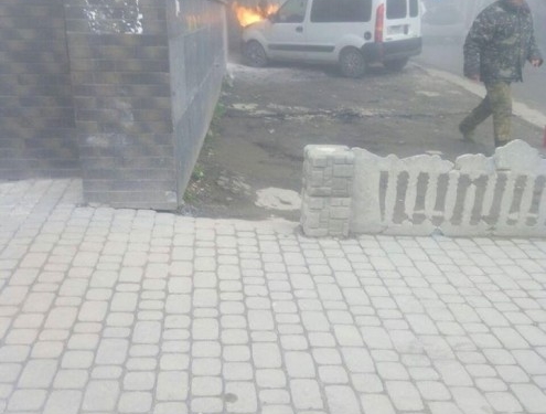 У Тернополі палав автомобіль