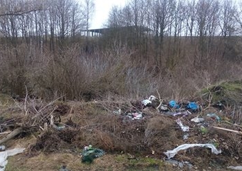 На Тернопільщині люди прибрали стихійне сміттєзвалища біля кладовища
