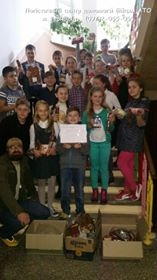Як дітлахи тернопільської школи зібрали майже півсотні кілограм м’ясних та сирних продуктів