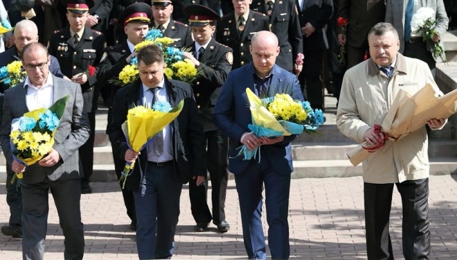 Міський голова Сергій Надал взяв участь у мітингу-реквієм з нагоди 31 річниці Чорнобильської катастрофи