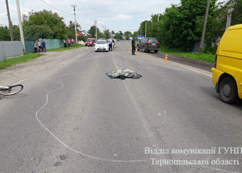 Велосипедист зустрів смерть на дорозі біля свого будинку