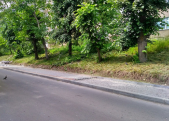 Біля другої музичної школи Тернополя наводять порядок (фотофакт)