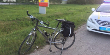 Чоловік попався на краденому велосипеді за Тернополем