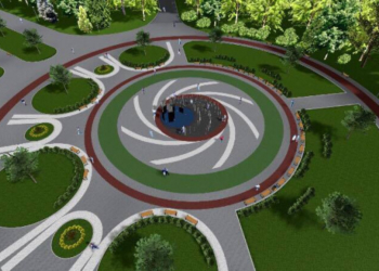 У Тернополі демонтують старий фонтан «Олімпіада», що в парку Національного відродження (фото)