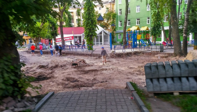 П’ять об’єктів, де у Тернополі тривають ремонти