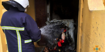 Як за одну ніч у Тернополі дві пожежі спалахнули (фотофакт)