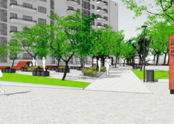 На «Сквер Волонтерів пам’яті Віктора Гурняка» чекає реконструкція