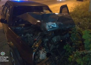 На вулиці Будного у Тернополі п’яний 28-річний водій потрапив у ДТП (ФОТО)