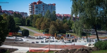 З’явилися перші фото з будівництва нового фонтану у Тернополі