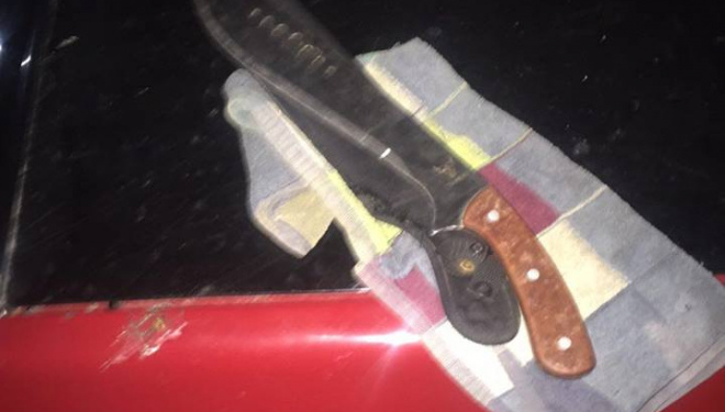 Під наркотою і з мачете ганяв за кермом автомобіля 35-річний тернополянин