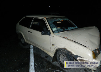 П’яний водій протаранив зустрічний транспорт (фото)