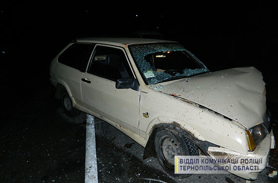 П’яний водій протаранив зустрічний транспорт (фото)