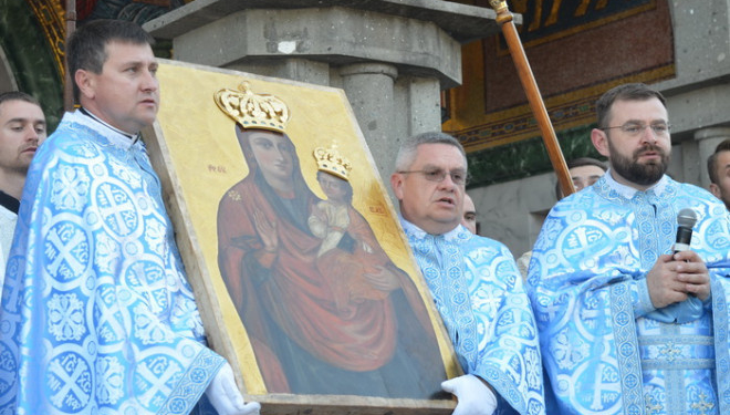 До Собору Святої Софії у Римі прибула ікона Зарваницької Матері Божої