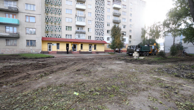 У Тернополі приступили до першої черги капітального ремонту скверу, який розташований поблизу площі Героїв Євромайдану