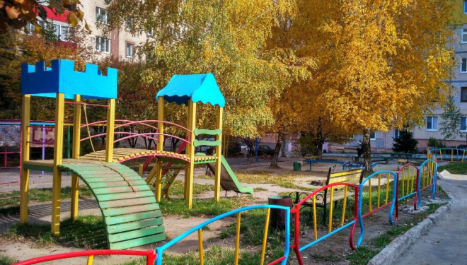 Як засяяв барвами дитячий майданчик у Тернополі