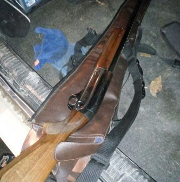 У водія неподалік Тернополя знайшли рушницю