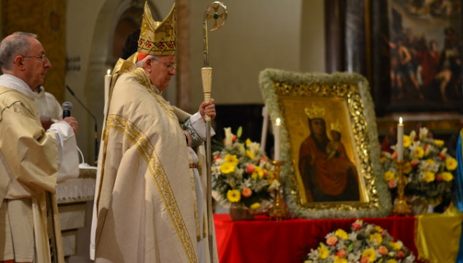 Вже понад місяць чудотворна ікона з Тернопільщини перебуває в Італії